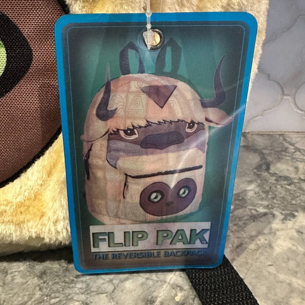 Avatar: The Last Airbender Appa Reversible Plush Flip Backpack – NWT - Picture 12 of 13